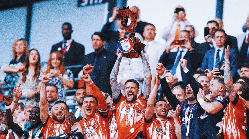 Luton promoted to Premier League for first time in club's history