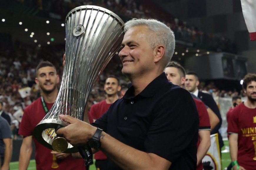 Jose Mourinho left behind Conference League win ring after Roma exit