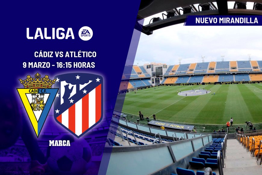 Cádiz - Atlético: Morata y Memphis en punta con el Atlético, Ousou de inicio en los locales